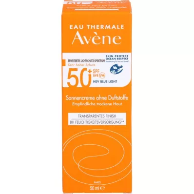 AVENE Päikesekreem SPF 50+ ilma lõhnaaineteta, 50 ml