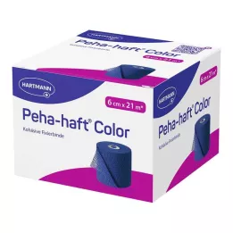 PEHA-HAFT Color Fixierb.latexfrei 6 cmx21 m sinine, 1 tk