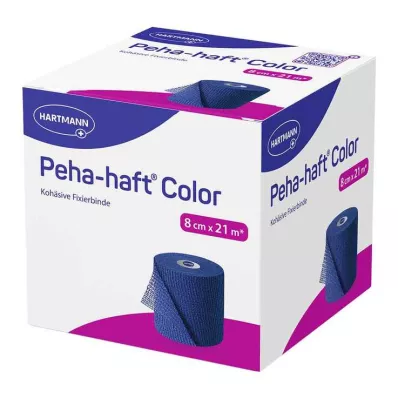 Peha-Haft Color fikseeriv side lateksivaba 8 cmx21 m sinine, 1 tk Peha-Haft Color fikseeriv side lateksivaba 8 cmx21 m sinine, 1 tk