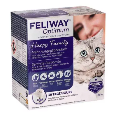 Feliway Optimum Stardikomplekt kassidele, 48 ml