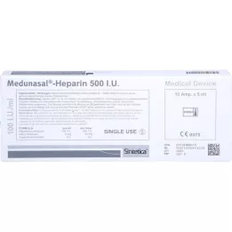 MEDUNASAL-Hepariin 500 I.U. Ampullid, 10X5 ml