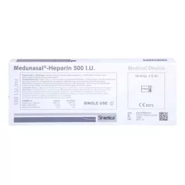MEDUNASAL-Hepariin 500 I.U. Ampullid, 10X5 ml