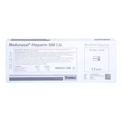 Medunasal hepariin 500 I.U.Ampullid, 10X5 ml