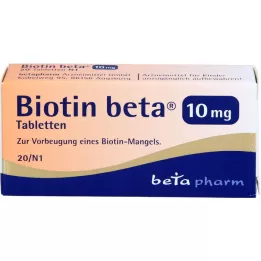 BIOTIN BETA 10 mg tabletid, 20 tk