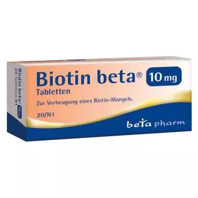 BIOTIN BETA 10 mg tabletid, 20 tk