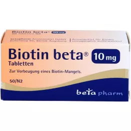 BIOTIN BETA 10 mg tabletid, 50 tk