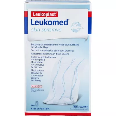 LEUKOMED nahatundlik steriilne 8x15 cm, 20 tk