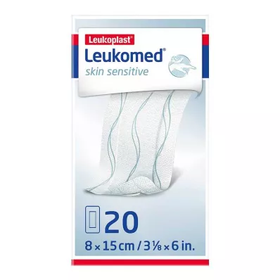 Leukomed® skin sensitiivne 8x15 cm, 20 tk