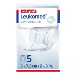 LEUKOMED nahatundlik steriilne 5x7,2 cm, 5 tk