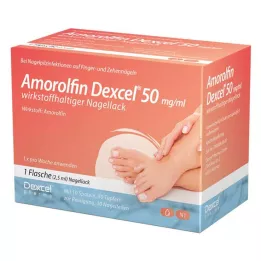 AMOROLFIN Dexcel 50 mg/ml toimeainet sisaldav küünelakk, 2,5 ml