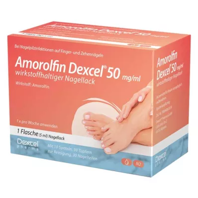 Amorolfin Dexcel® 50 mg/ml aktiivne küünelakk, 5 ml Amorolfin Dexcel® 50 mg/ml aktiivne küünelakk, 5 ml