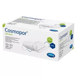 COSMOPOR silikoonist haavasidemed 5x7,2 cm, 50 tk