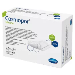 COSMOPOR silikoonist haavasidemed 5x7,2 cm, 10 tk