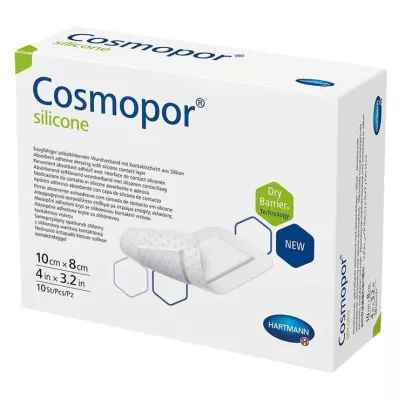 Cosmopor® silikoonist haavaplaaster 8x10 cm, 10 tk