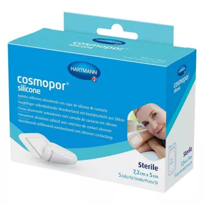 Cosmopor® silikoonhaavaside 5x7,2 cm, 5 tk