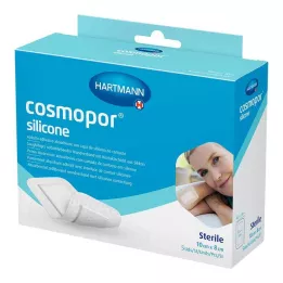 COSMOPOR silikoonist haavasidemed 8x10 cm, 5 tk