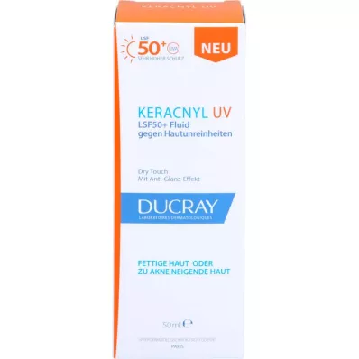 DUCRAY KERACNYL UV Vedelik LSF 50+, 50 ml