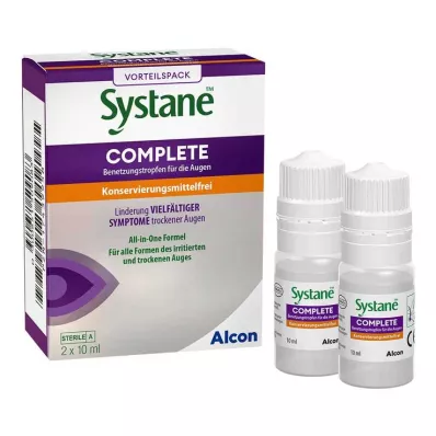 Systane® COMPLETE ilma säilitusaineteta, 2X10 ml