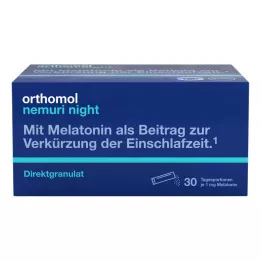 ORTHOMOL nemuri night direct graanulid, 30 tk