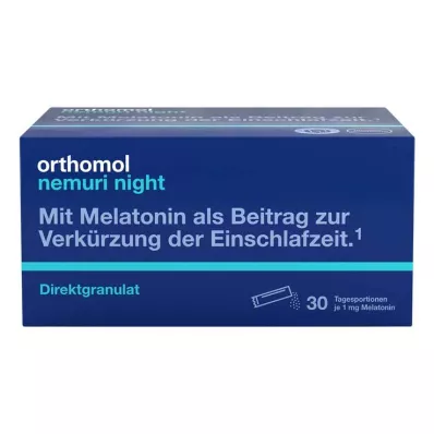 ORTHOMOL nemuri night direct graanulid, 30 tk