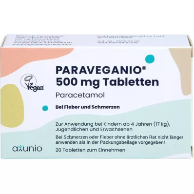PARAVEGANIO 500 mg tabletid, 20 tk