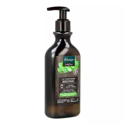 Kneipp Men 2in1 näo&amp;habemepesugeel (250 ml)