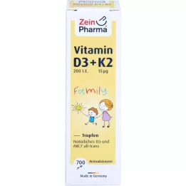 VITAMIN D3+K2 MK-7 kõik trans Perekondlik tilgutus, 20 ml