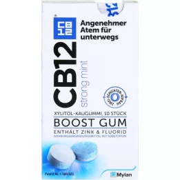 CB12 boost strong mint närimiskumm, 10 tk