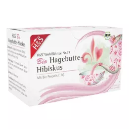 H&S Orgaaniline pihlakas-hibiskus filterkott, 20X3.0 g