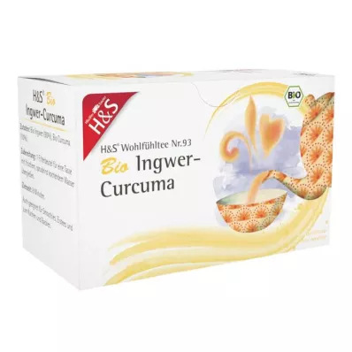 H&amp;S Orgaaniline ingveri-kurkumi filtrikott, 20X1,25 g