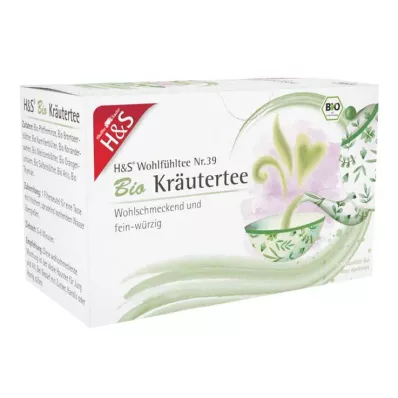 H&amp;S orgaanilised taimetee filtrikotid, 20X1,5 g