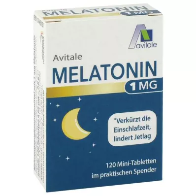 MELATONIN 1 mg mini tabletid dosaatoris, 120 tk