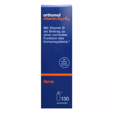 ORTHOMOL D3+K2-vitamiini sprei, 20 ml ORTHOMOL D3+K2-vitamiini sprei, 20 ml