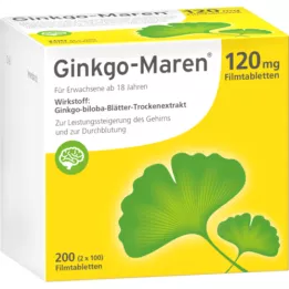 GINKGO-MAREN 120 mg õhukese polümeerikattega tabletid, 200 tk