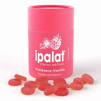 IPALAT Pastillid maitsestatud vaarika-vanilje, 40 tk