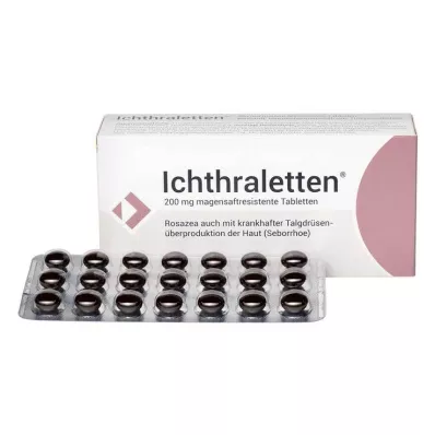 Ichthraletten® 200 mg tabletid rosaatsea raviks, 84 tk
