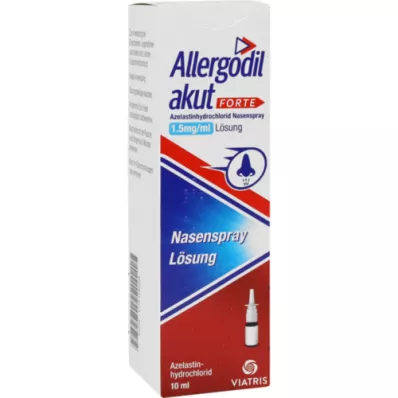 ALLERGODIL akut forte 1,5 mg/ml ninasprei lahus, 10 ml