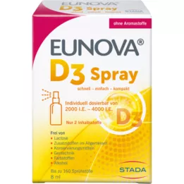 EUNOVA D3-vitamiini sprei, 8 ml
