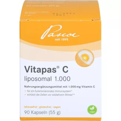 VITAPAS C liposomaalsed 1000 kapslit, 90 tk