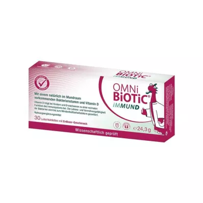 Omni Biotic Immune D pastillid, 30 tk Omni Biotic Immune D pastillid, 30 tk