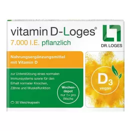 VITAMIN D-LOGES 7000 I.U. iganädalane ravimtaimede depoo, 30 tk