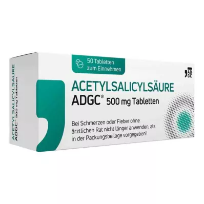 Atsetüülsalitsüülhape ADGC 500 mg tabletid (50 tk)