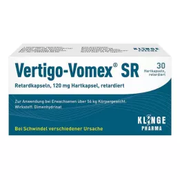 VERTIGO-VOMEX SR aeglaselt vabanevad kapslid, 30 tk