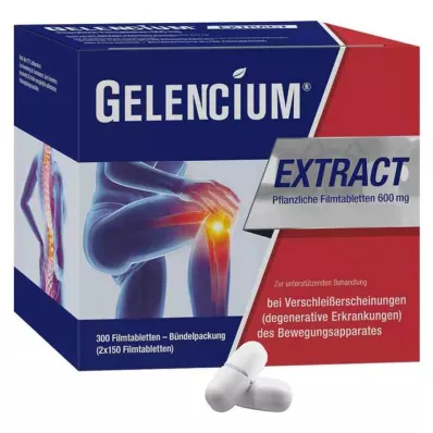 GELENCIUM® EXTRACT Taimsed õhukese polümeerikattega tabletid, 2x150 tk GELENCIUM® EXTRACT Taimsed õhukese polümeerikattega tabletid, 2x150 tk