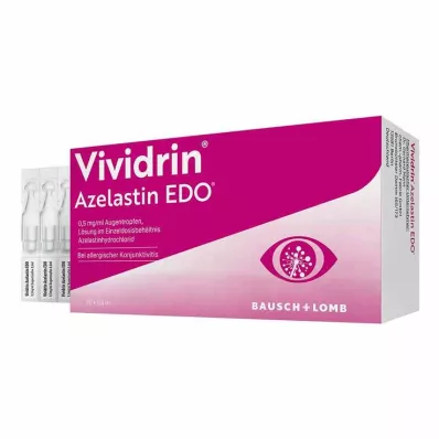 Vividrin® Azelastin EDO® Akuutne abi heinapalaviku ja allergia korral, 20X0,6 ml Vividrin® Azelastin EDO® Akuutne abi heinapalaviku ja allergia korral, 20X0,6 ml