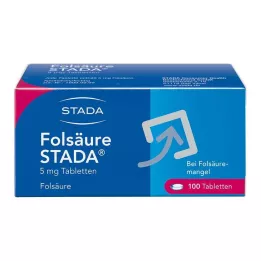 FOLSÄURE STADA 5 mg tabletid, 100 tk