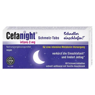 Cefanight intens 2 mg sulatuslapid, 60 tk Cefanight intens 2 mg sulatuslapid, 60 tk