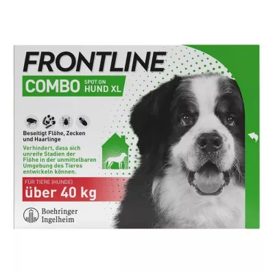 FRONTLINE COMBO puukide, kirpude vastu koertel XL (40-60 kg), 3 tk