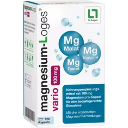 MAGNESIUM-LOGES vario 100 mg kapslid, 120 tk