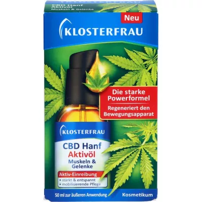 KLOSTERFRAU CBD Kanepi aktiivne õli, 50 ml